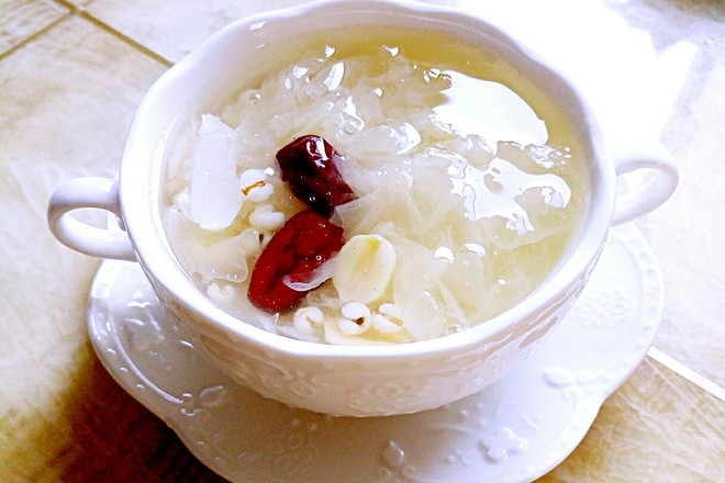 百合莲子玉米汁