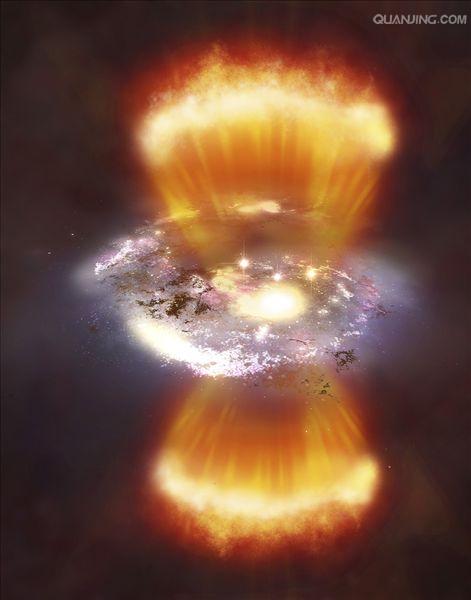  p>星系,别称宇宙岛,源于希腊语的"γαλαξ  α  " (galaxias)