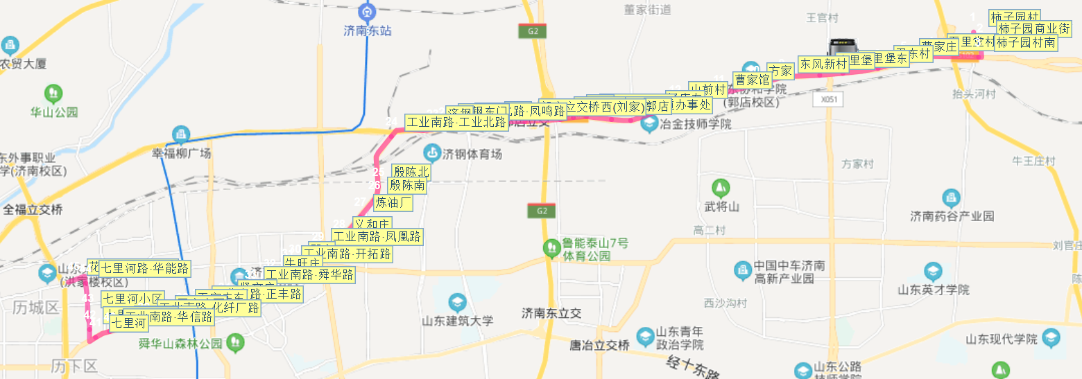 济南公交k10路
