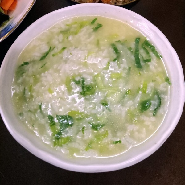 大米青菜粥