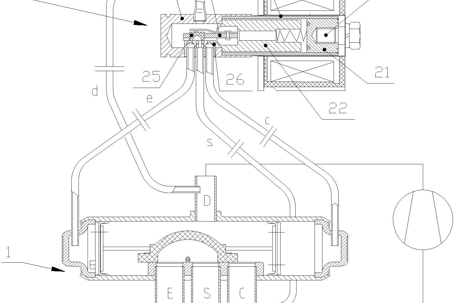 一种四通换向阀