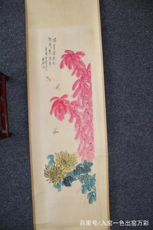 齐白石精品写意花鸟画四条屏品鉴_百科TA说