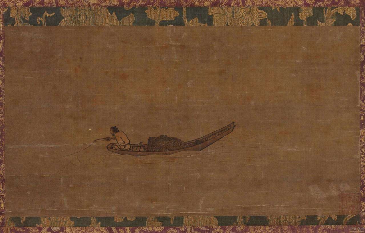 寒江独钓图（马远创作绢本设色画）百度百科 