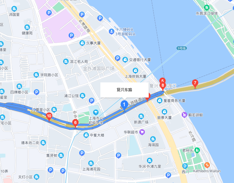  p> b>复兴东路 /b>是中国 a target="_blank" href="/item/上海市">