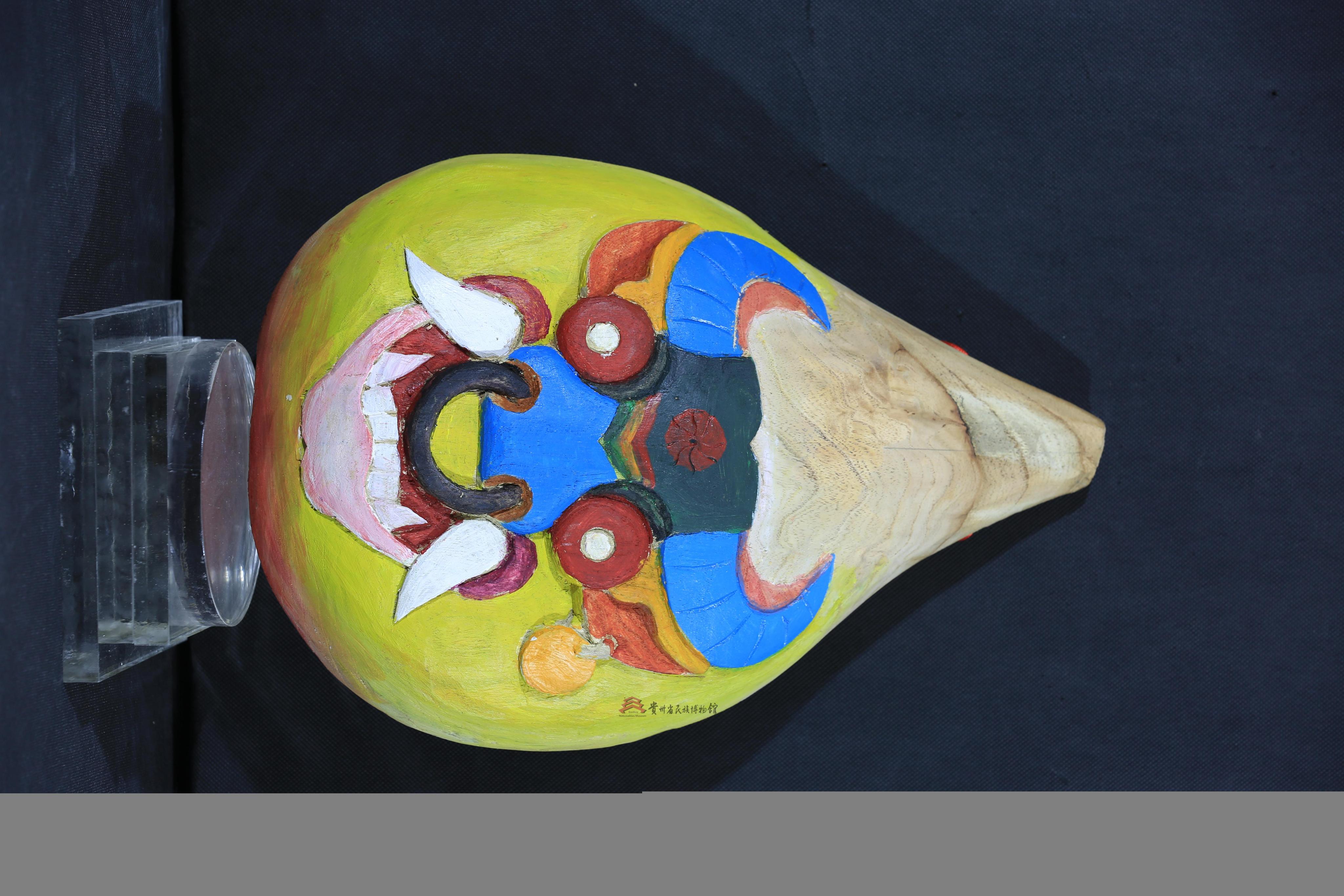 当代云南文山丘北彝族面具水牛神