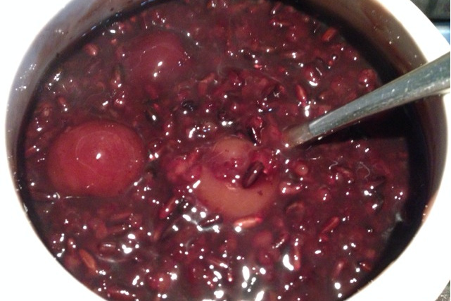 红枣红糖糯米粥