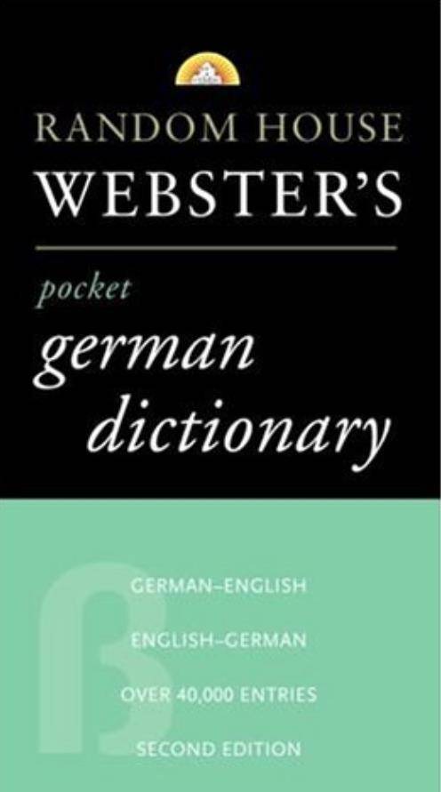 Random House Webster's Pocket German Dictionary, 2nd Edition_百度百科