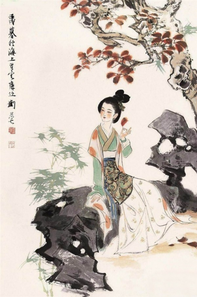 《庭中有奇树》：那个丈夫远行的思妇，美绝了_百科TA说