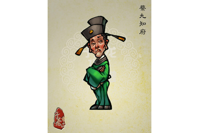 data-id="u6yhjqm2uzfd">蔡九,古典小说《水浒传》中的人物,江州知府