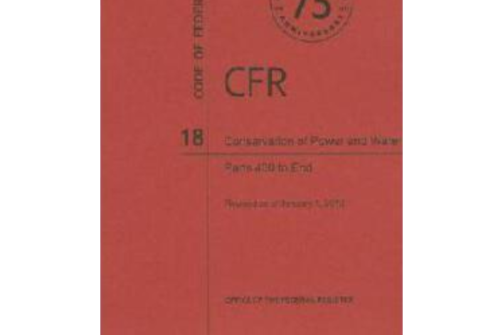 code of federal regulations, title 18