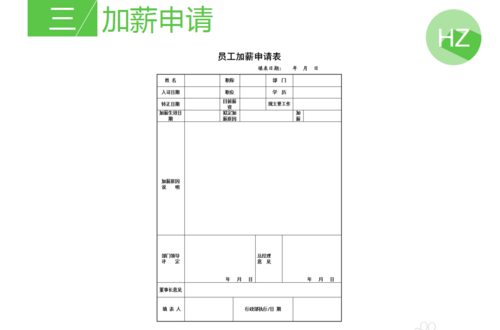 申请加薪