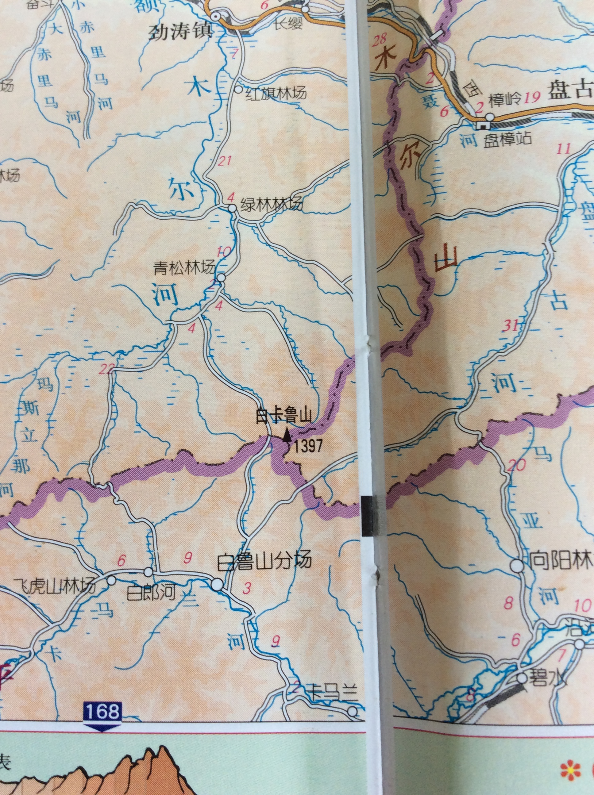 lemmaid="24176050">黑龙江省大兴安岭地区 /a>塔河县西南部与漠河市