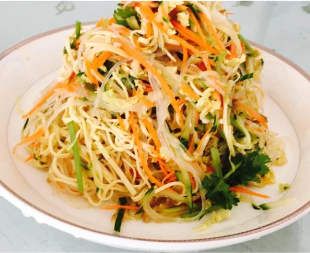 豆腐皮拌粉丝