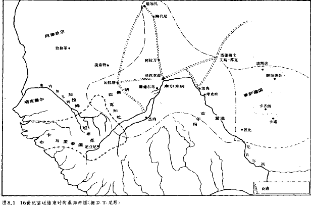 p> b>桑海帝国 /b>(empire of songhai),西非一古国,15世纪至16世纪