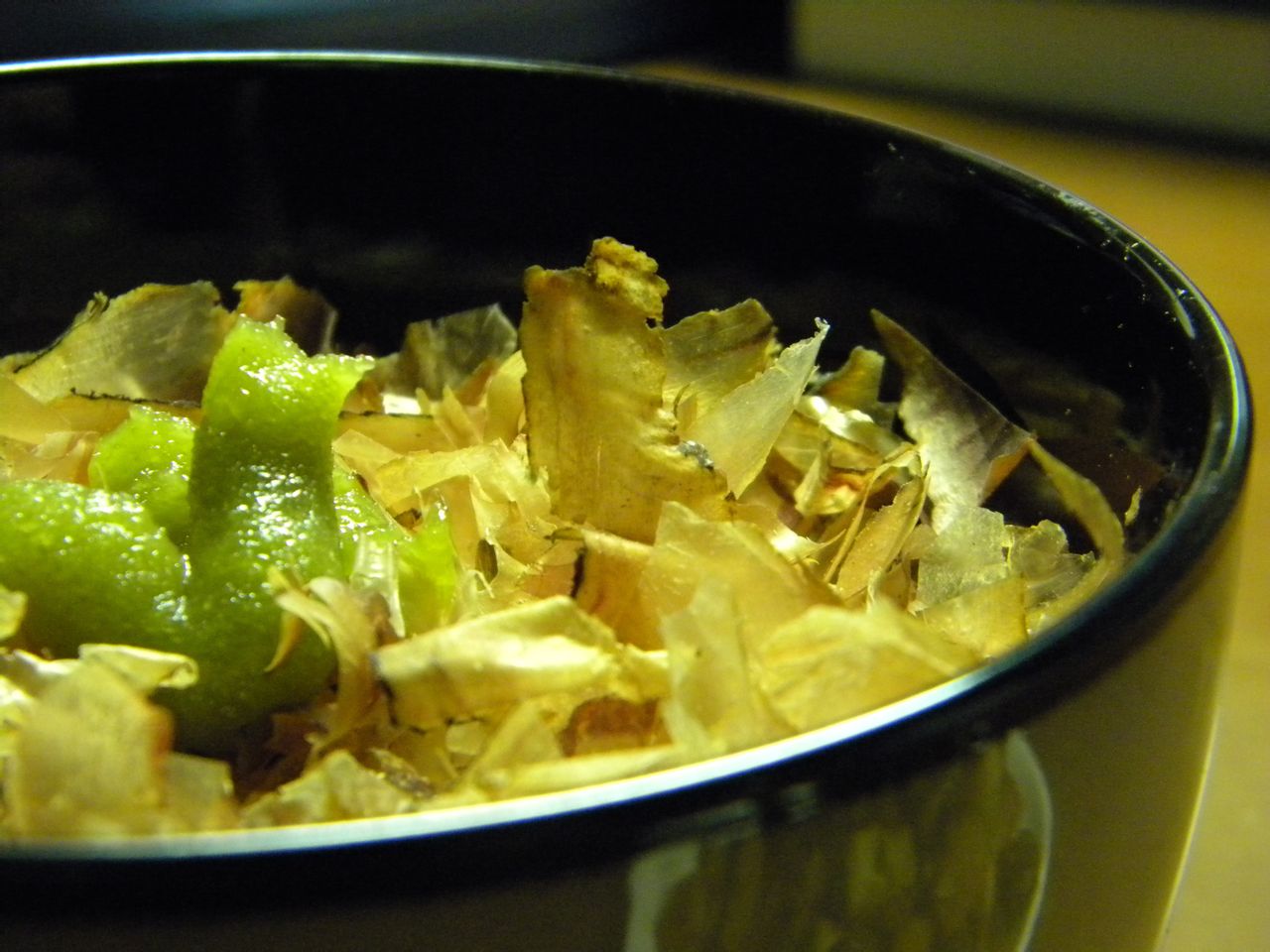 山葵木鱼花拌饭