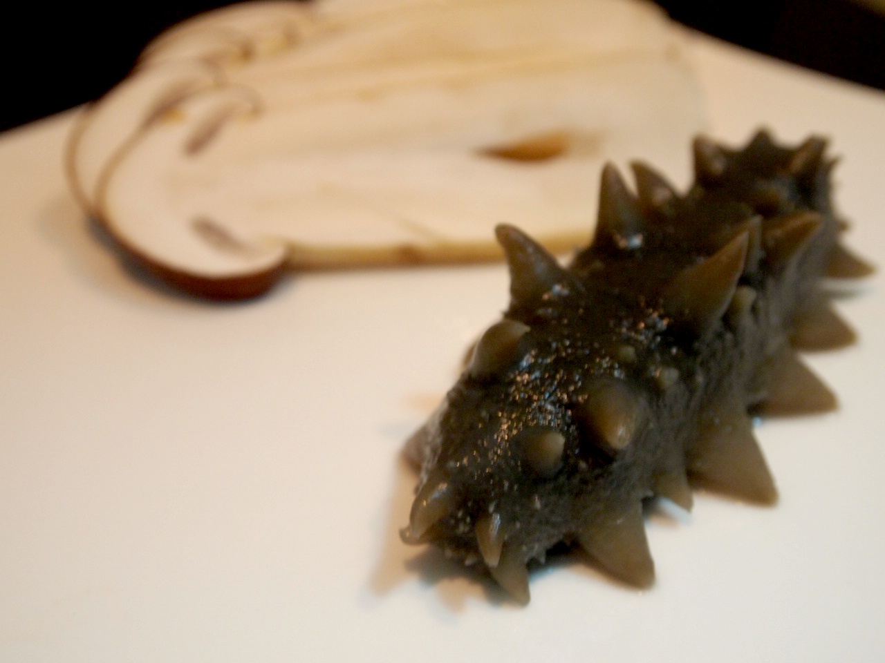  p>松茸虫草花炖辽参是以海参,松茸为主料制作的菜品. /p>