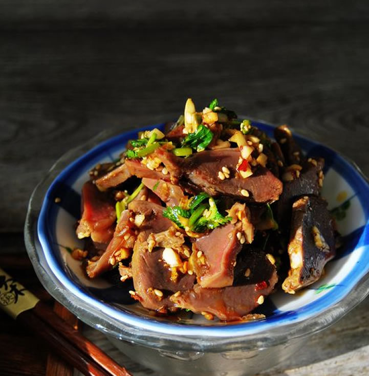 香辣拌鸭肫
