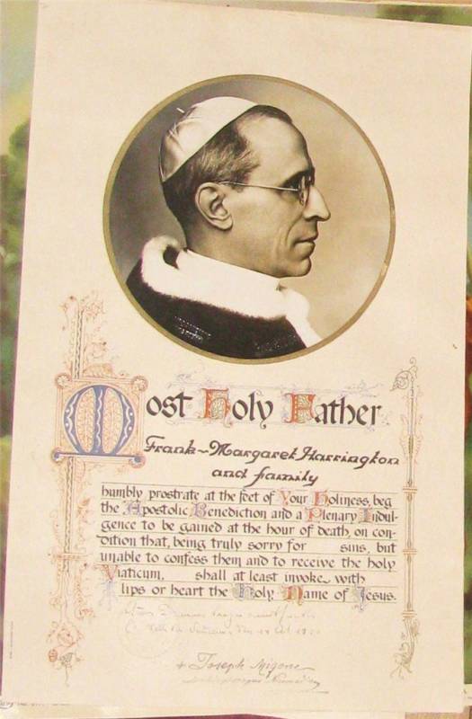 庇护十二世(1876～1958)