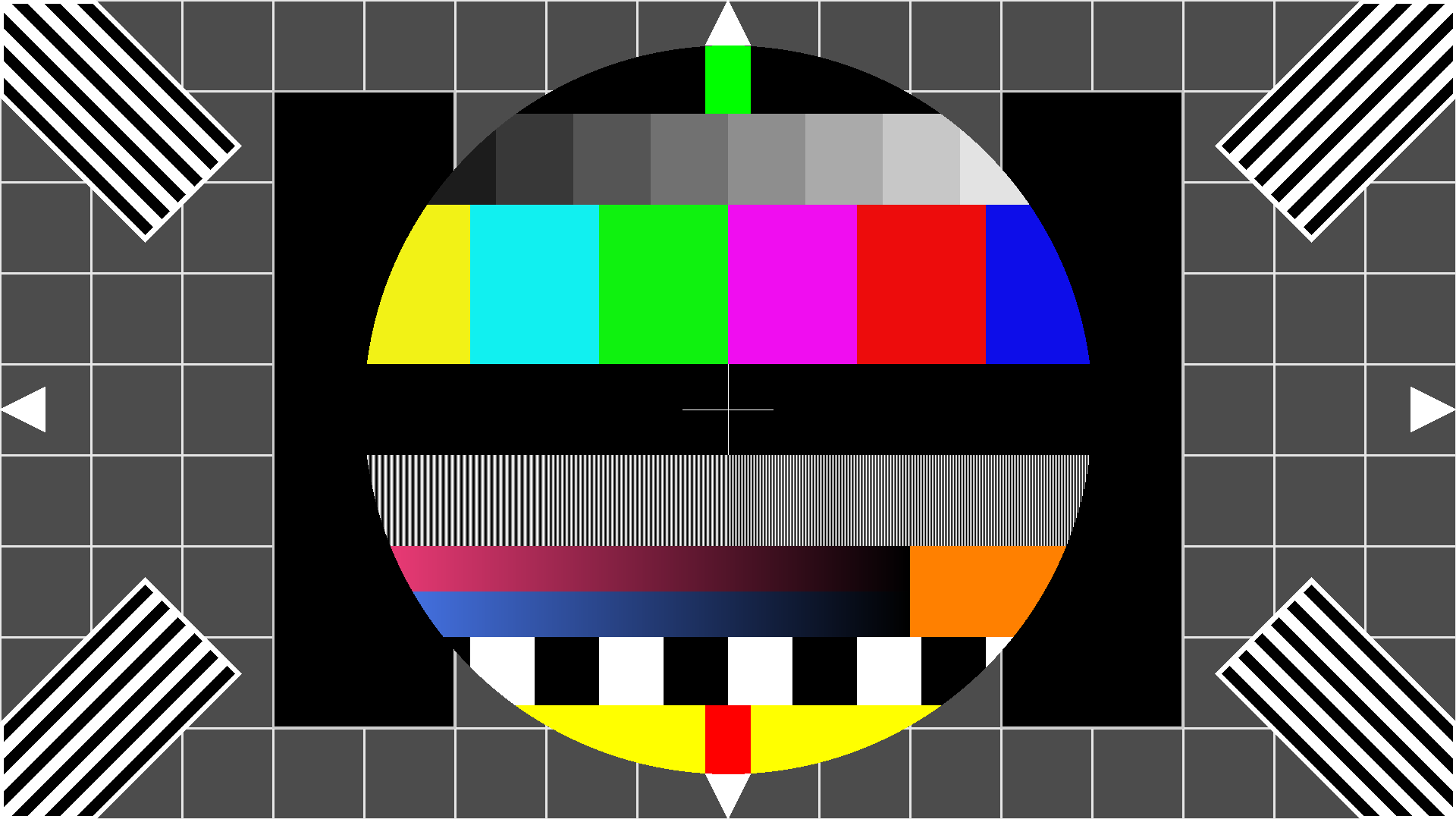  p>测试图(即电视信号测试图)又称测试卡,是指电视台在正常电视节目