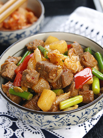 泡菜炒牛肉