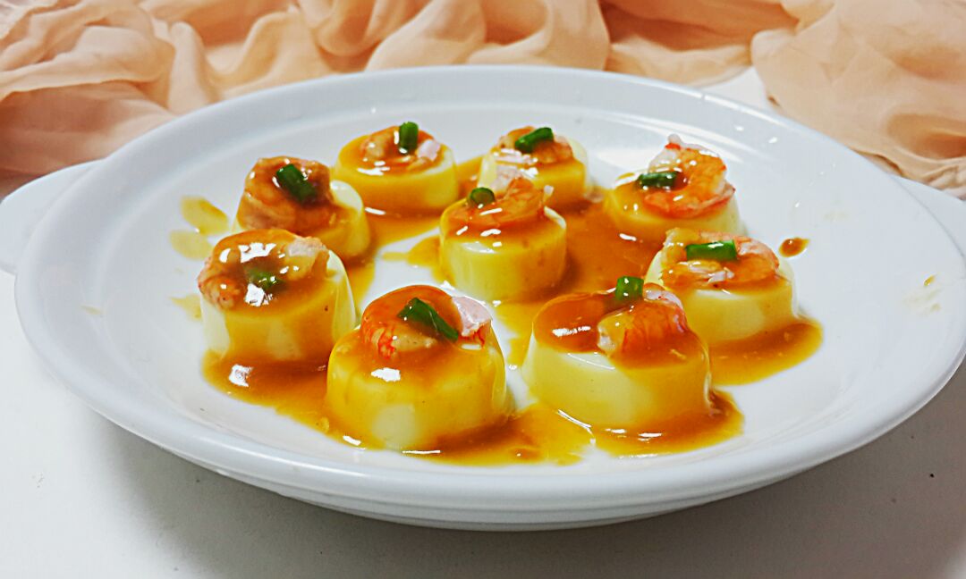 虾仁玉子豆腐