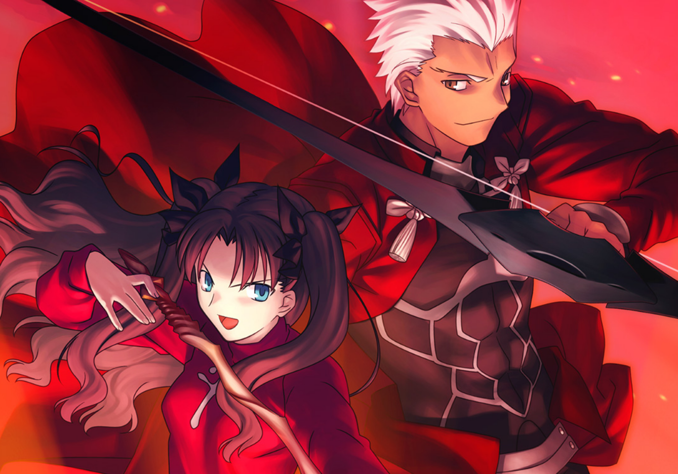 Fate Stay Night 手机下载100万纪念壁纸 武内老画风引人怀念 百科ta说