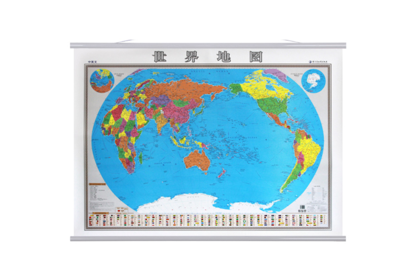 新编世界地图(中英)