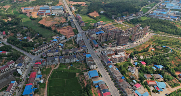 沙市镇航拍图