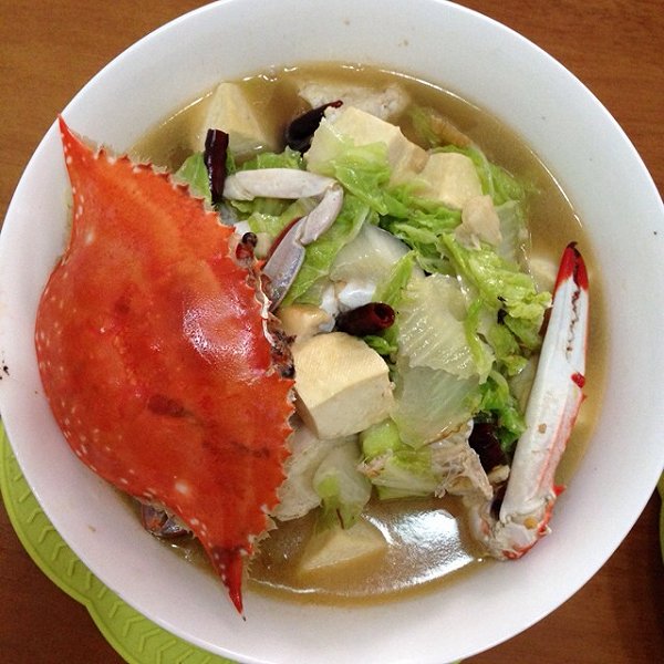 螃蟹炖豆腐