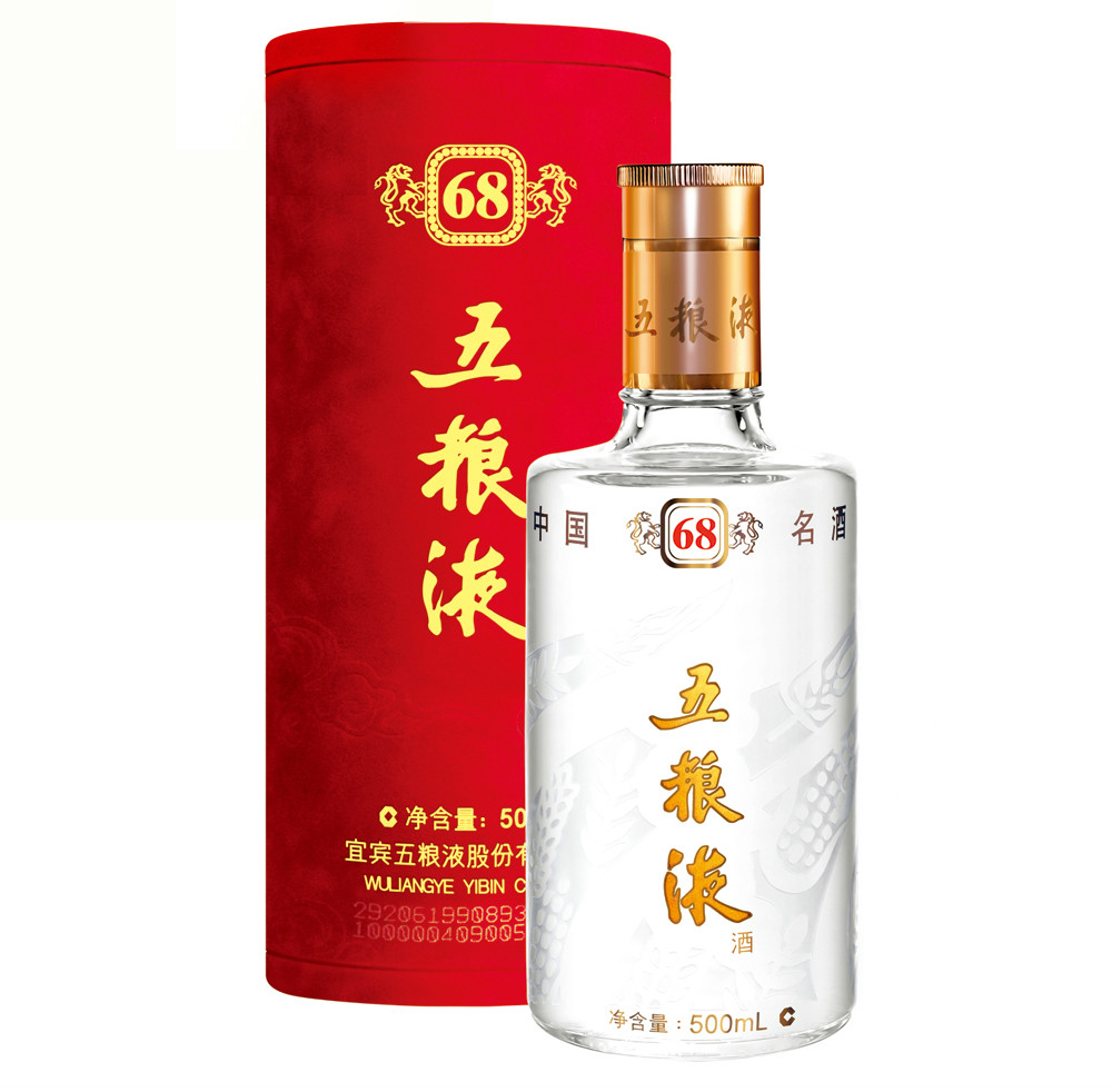  p>68度五粮液经典装,她秉承五粮液之精华,采用独一无二的酿酒古法和