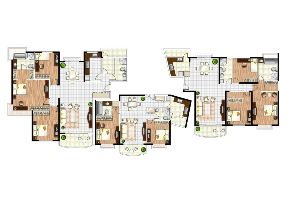  p>国际丽都城地处北京西路石门二路口,分三期开发.