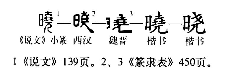 晓
