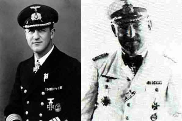 rogge舰长,由德国海军司令海军上将雷德尔在1942年1月亲自发授