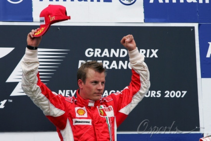 2007年法国站赢得冠军