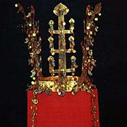 おトク】 金冠塚金冠 韓国西紀500-513新羅時代 その他 鍍金 herrmat