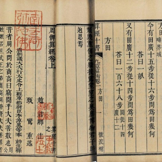 九章算术 中国古代张苍 耿寿昌撰写的数学专著 百度百科