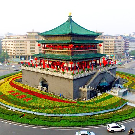 西安钟楼 百度百科