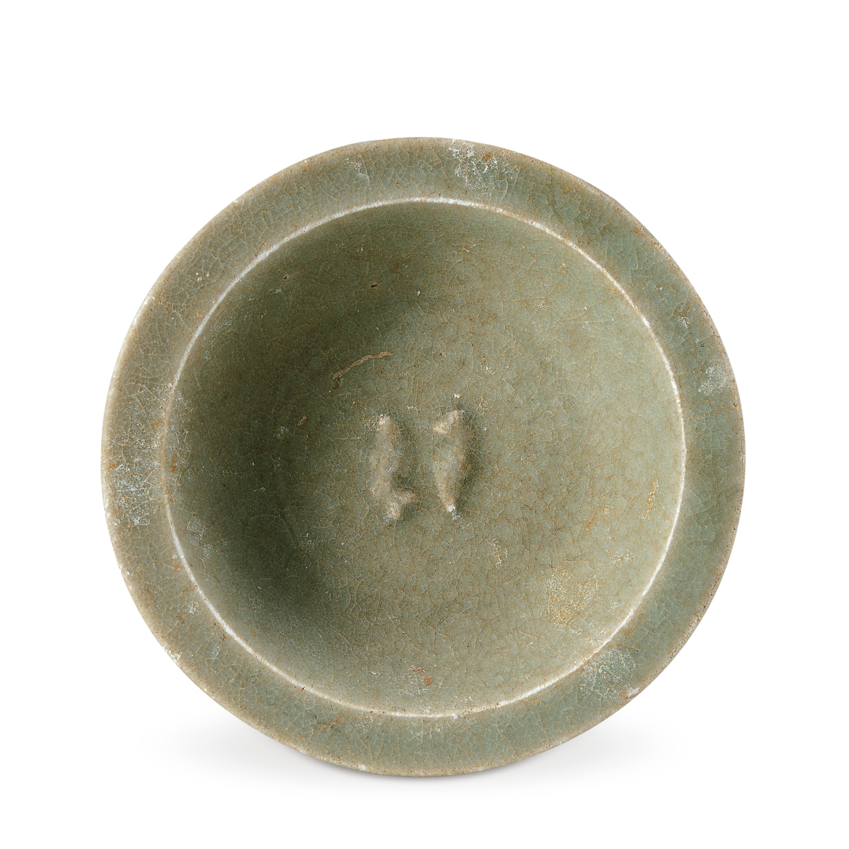 龙泉窑青釉双鱼洗_百度百科