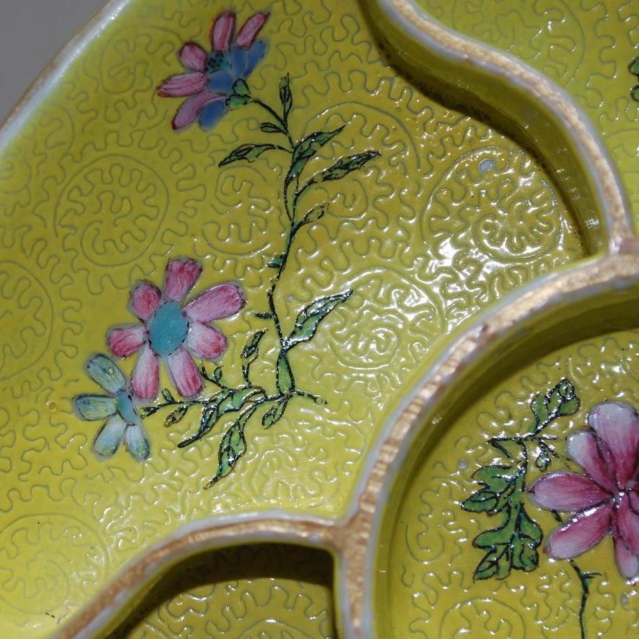 中国美術 粉彩 色絵 遊唐子紋 折口 碗 φ14.5cm 乾隆年製(LC223) 中国美術 粉彩 色絵 遊唐子紋 折口 碗 φ14.5cm 乾隆年製(LC223