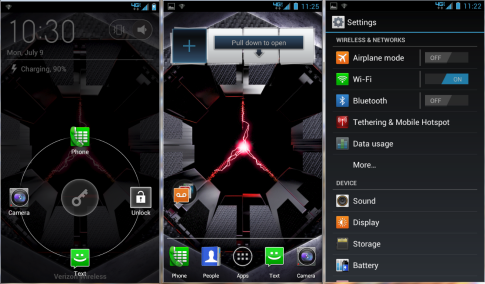 摩托罗拉的 Android UI