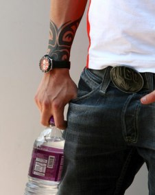 莱科宁纹身特写