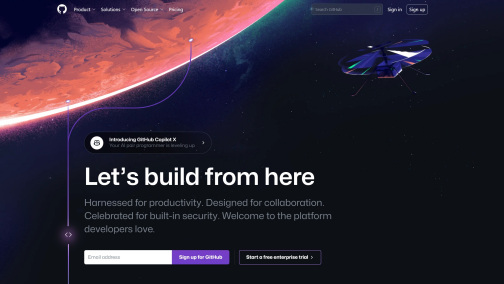 Github 网站主界面