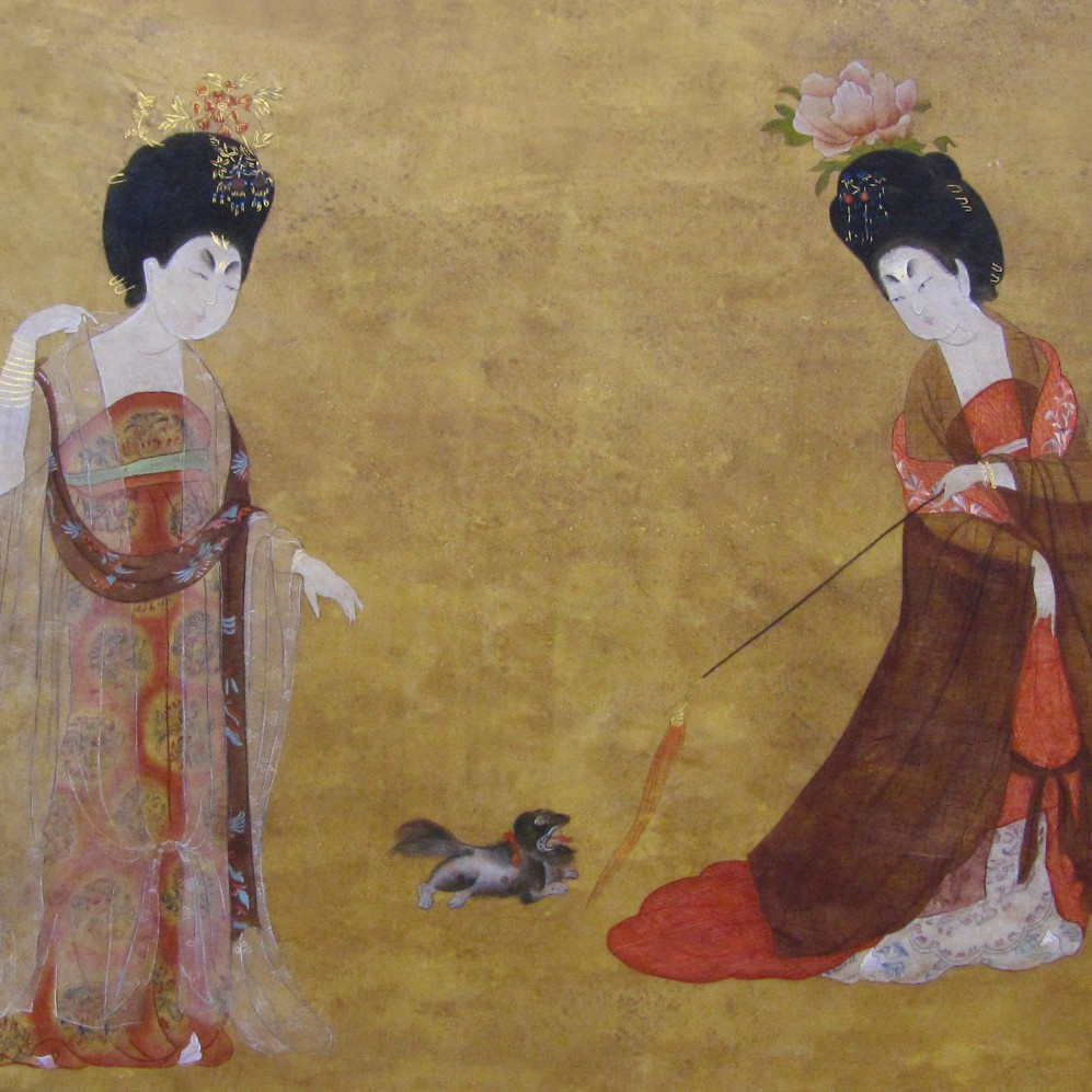 簪花仕女图_百度百科