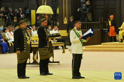 易卜拉欣在首都吉隆坡的国家皇宫正式登基