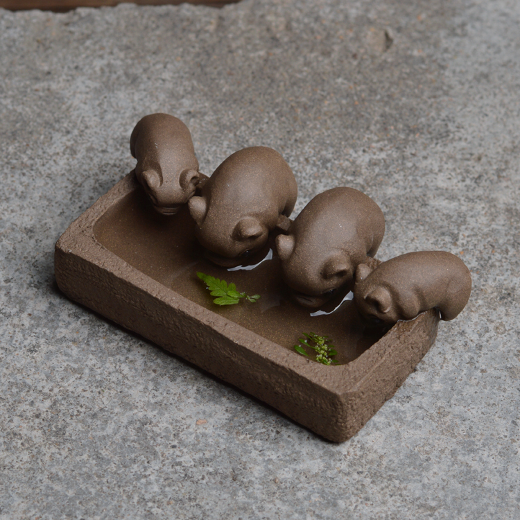 茶寵 銅細工 猫 茶寵 茶玩 茶道 置物 文鎮 装飾品 工芸品