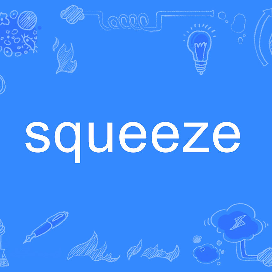 squeeze（英文单词） 百度百科