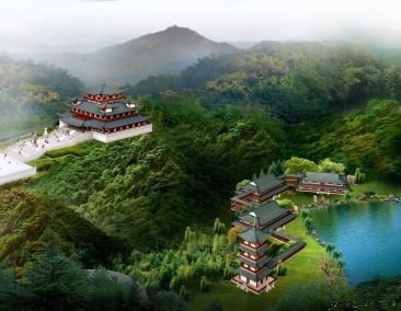 安陆李白纪念馆设计方案效果图