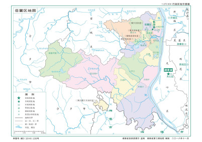  岳麓区标准地图