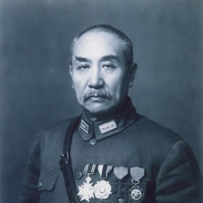 中国名人　民国政壇不倒翁　山西王　閻錫山上将書法作品《力憑理壮理憑力伸 中国名人 民国政壇不倒翁 山西王 閻錫山上将書法作品《力憑